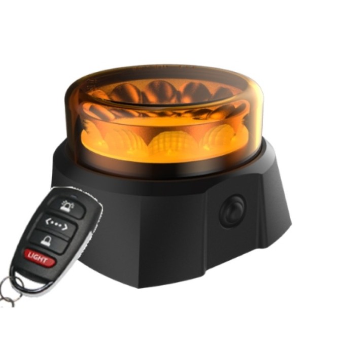 Girofar LED C12 MAG cu acumulator si telecomanda - garantat pana la 120 Km/h